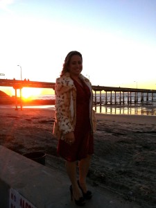 Sunset at Ocean Beach, California  - December 2012