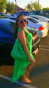 Bright Colors make me happy and give me energy! The Queen Loves Green! ;)